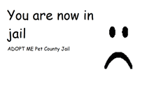 a poster that says you are now in jail