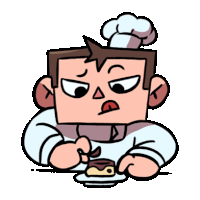 Chef Man Sticker