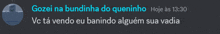 a gray background with a smiley face and the words gazei na bundinha do quaninho