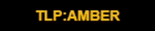 a black background with the word amber in yellow