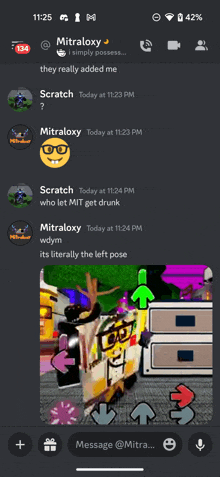 a screenshot of a discord chat with mitraloxy