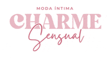 a logo for moda intima charme sensual with a white background