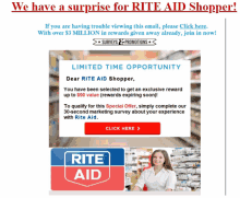 an advertisement for rite aid shoppers with a woman sitting in front of a pharmacy