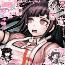 a picture of a girl with a bandage on her hand