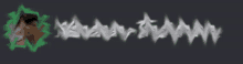 a blurred image of a person with the words " never dawn " written on it