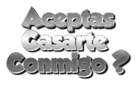 a sign that says " acceptas casarte conmigo " on a white background