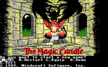 a screenshot of a video game called the magic candle by mindcraft software