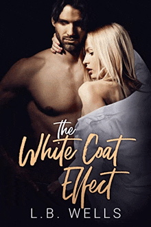 the white coat effect by l.b. wells shows a man and a woman hugging