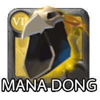 a video game icon that says mana dong