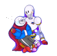 a drawing of two skeletons with the letters zzz on the bottom