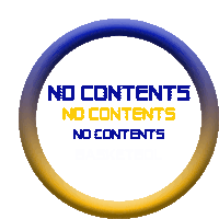 a blue and yellow circle says no contents