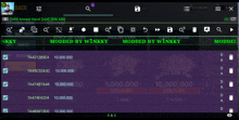 a screenshot of a game called armed heist with a purple background