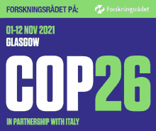 a poster for cop26 in glasgow italy