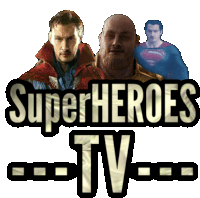 a logo for a tv show called superheroes