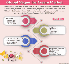 global vegan ice cream market size share & trends analysis report by source ( almond milk cashew milk coconut milk soy milk and others