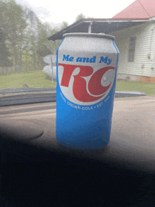 a can of royal crown cola that says me and my rc on it