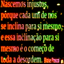 a quote from blaise pascal written in portuguese