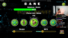 a screenshot of a game that says bane on the top