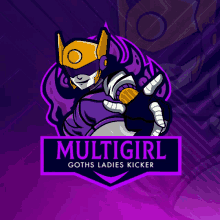 the logo for multigirl goths ladies kicker