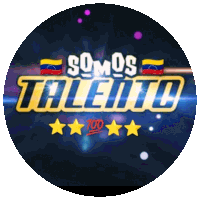 a circle with the words somos talento and 100 stars on it