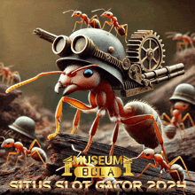 an advertisement for museum bola situs slot gacor