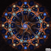 a picture of a circular pattern with pixiz written on the bottom
