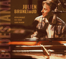 a man is playing a piano on the cover of an album called bluesiana