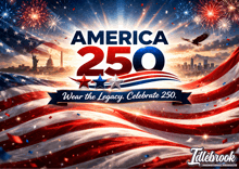 a poster that says america 250 on it