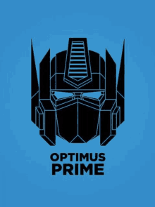 it is a poster of optimus prime from the movie transformers .