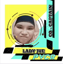 lady jue is the co-captain of pvcr