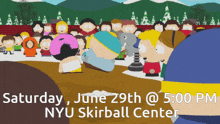 saturday june 29th @ 5:00 pm nyu skirball center is advertised