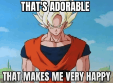 a picture of a cartoon character with the words that 's adorable that makes me very happy