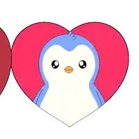 a red heart with the word happy heart on it