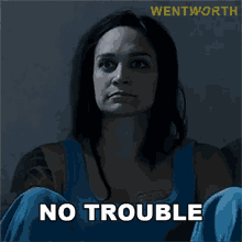 a poster for wentworth shows a woman with a tattoo