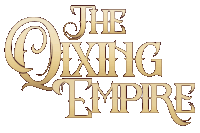 a logo for the qixing empire is shown