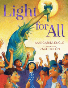 a children 's book by margarita engle titled light for all