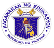 a blue and white logo for kagawaran ng edukasyon