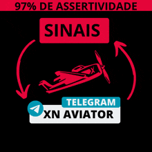 an advertisement for telegram xn aviator with a red plane on it