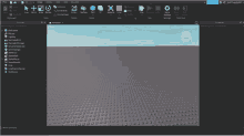 a screenshot of a program called roblox showing a gray background