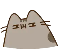 a drawing of a cat with the letters ihi on its face