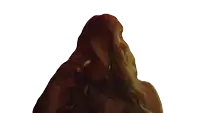 a woman with long hair is holding a glass of wine