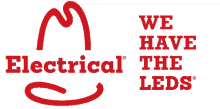 a red logo for electrical says we have the leds