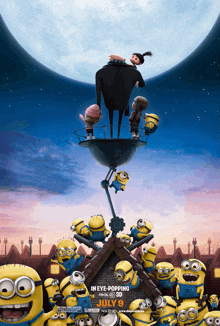 a poster for a movie called despicable me 2