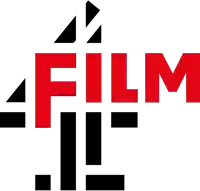 a black and red logo that says 4 film