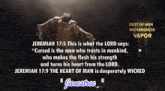 dust of man nothingness vapor jeremiah 17 5