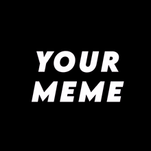 a poster that says your meme with a man in an american flag suit
