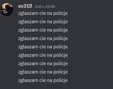 a screenshot of a discord conversation with ov312l at the top