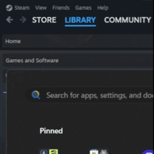 a computer screen shows a list of games including call of duty and hades