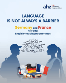 an advertisement for language is not always a barrier between germany and france