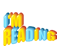 a colorful logo that says i 'm reading on a white background